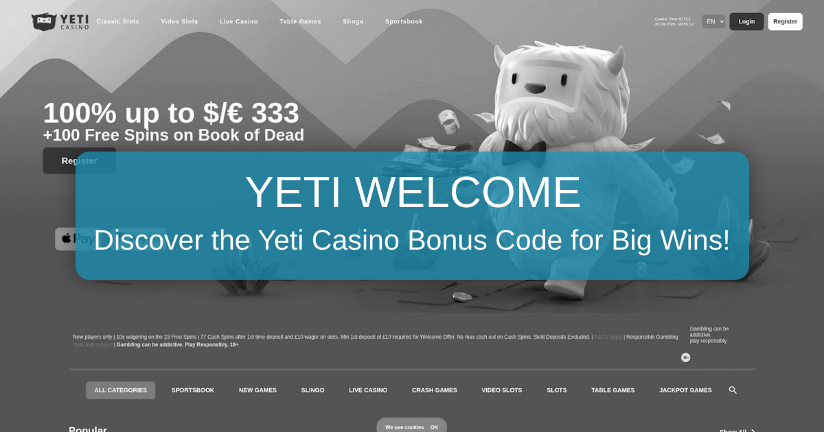 Yeti Casino Bonus Code 2026 - Exclusive US Review